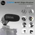 Boya-BM3031 Camera Shotgun Microphone  ไมค์ติดหัวกล้องคุณภาพดี ฟังชั่นครบ
