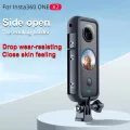 NSTA360 One X2 Protective Frame Case 14 Screw Hole Camera Tripod Adapter Mount for Insta360 One X2 Action Camera Accessory