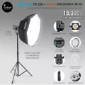 ไฟ LED Nanlite FS-200 กำลังไฟ 225 วัตต์ พร้อมตัวกรองแสง Octa Softbox Godox ขนาด 95 ซม.