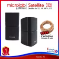 Microlab Satellite X3 ลำโพงข้างสำหรับ Microlab X3,X2,X3 5.1,X15 รับประกันศูนย์ไทย 1 ปี แถมฟรี! สายลำโพงความยาว 3 เมตร