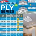 MITSUBISHIเครื่องปรับอากาศ43000บีทียูCASSETTE4WAYทิศทางINVERTERฝังในฝ้าPLYห้องระดับเพดานสูงประชุมห้องโถงELECTRIC MR.SLIM