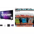 SHARPชาร์ปNETFLIX45"แอนดรอยด์ทีวีULTRAเฮชดีHDR4KดิจิตอลSMARTทีวีLC45UA6800Xรับประกัน1ปีอินเตอร์เน็ตWIFIบิ้วอินLAN+บูลธูล