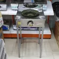 LUCKY FLAME เตา KB5 เดี่ยว ลัคกี้เฟลม รุ่น SA-920 หน้าสแตนเลส ขาเหล็ก อย่างดี ไฟแรง ไฟสวย