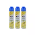 Pro Choice Air Freshener Spray Lemon Scent 300 ml x 3+1 pcs.โปรช้อยส์ สเปรย์ปรับอากาศ กลิ่นเลมอน 300 มล. x 3+1 กระป๋อง.