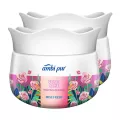 Ambi Pur Mini Fresh Velvet Rose Air Freshener Gel 75g x 2 Pcs.แอมบิเพอร์ มินิเจลหอมปรับอากาศ กลิ่นกุหลาบหอมละมุน 75 กรัม