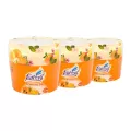 Farcent Scented Gel Orange Scent 70g x 3 pcs.ฟาร์เซ็นท์ เจลปรับอากาศ กลิ่นส้ม 70 กรัม x 3 ชิ้น