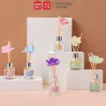 ของใช้ในบ้าน Miniso | ก้านไม้หอม หมอนรองคอ ไม้แขวนเสื้อสีชมพู สำลีแผ่น กล่องเก็บของ