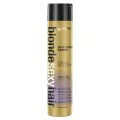 Sexyhair sulfate free bright blonde shampoo 300ml แชมพูม่วงเข้ม เหมาะสำหรับถนอมสีเทา สี platinum