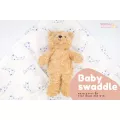 Baby swaddle 47"×47" - ยีราฟ