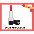 Dior Rouge bright blue and gold lipstick - matte series 999 3.5g Dior Rouge lipstick Dior 999 color lasting legend red