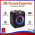 JBL PartyBox Encore Essential | Party Speaker 100W RMS ลำโพงบลูทูธพกพา สำหรับปารตี้ ใช้งานง่ายผ่าน JBL PartyBox App รับประกันศูนย์ไทย 1 ปี
