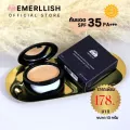 EMERLLISH แป้งพัฟผสมรองพื้น คุมมัน กันน้ำ กันเหงื่อ ไฮเพอเฟคชั่น SPF 35 PA+++ 13 กรัม.