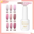 HAAR ฮาร์ ยาทาเล็บเจล สีเจล Gel Lacque Nail Polish โทนชมพู 010-018 CORNUS OFFICINAILS เม็ดสีแน่น ชัด เข้ม ติดทนนาน 10 ml ใช้เครื่องอบ UV/LED เท่านั้น