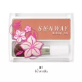 Sunway ซันเวย์ บรัชออน สีสวยสดใส เนื้อเนียนละเอียด บางเบา ติดทนนาน เพิ่มสีสันให้พวงแก้มสวย เป็นธรรมชาติ