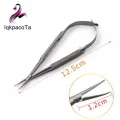 Stainless Steel Rgic Instruments 12.5cm Bend Curved Rgic Ophthmic Device Loc Needle Holder