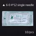10 Pcs Ture Needle Rgery Tool -Trless Angle Needle Eyelid Burng Rgic Instrument Triangle Eyebrow Canthus