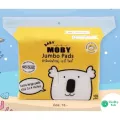 Baby Moby สำลีแผ่นใหญ่ ขนาด 3x4 นิ้ว รุ่น Jumbo Pads 105g แพ็ค x 4 ห่อ