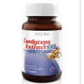 VISTRA Cordyceps Extract 30 Caps วิสทร้า คอร์ดิเซพส์ สารสกัดจากถังเช่า ผสมสารสกัดกระชายดำ 30 แคปซูล