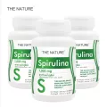 สาหร่ายสไปรูลิน่า ชนิดเม็ด x 3 ขวด สาหร่ายเกลียวทอง เดอะ เนเจอร์ Spirulina Tablets THE NATURE
