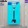 ชุดมีดโกน ยิลเลตต์ มัคทรี Mach3 Signature Edition 1 Razor Handle 1 Stand and 1 Blade Refill Gillette®