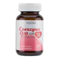 VISTRA Coenzyme Q10 ลดริ้วรอย เสริมการทำงานของหัวใจ 60 แคปซูล