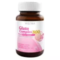 Vistra Gluta Complex 800 mg. Plus Rice Extract 30 tablets วิสทร้า กลูต้า คอมเพล็กซ์ 800 มก. พลัสสารสกัดจากข้าว 30 เม็ด