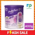 ลดน้ำตาล 31% Pediasure พีเดียชัวร์ 1+ วนิลา 400 กรัม 1 กระป๋อง Pediasure 1+ Complete Vanilla 400g