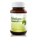 VISTRA Ginkgo 120mg. วิสทร้า สารสกัด ใบแปะก๊วย 120มก. 30เม็ด