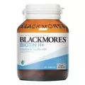Blackmores Biotin H+ 60 แคปซูล แบลคมอร์ส ไบโอติน เอช+ ช่วยลดอาการหลุดร่วงของเส้นผม