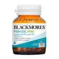 Blackmores Fish Oil mini แบลคมอร์ส ฟิช ออยล์ มินิ 30 เม็ด