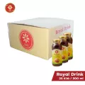 Royal Drink 200mlโสมเห็ดหลินจือสกัดคอลลาเจนน้ำผึ้งเลม่อน by ChinHuaHengจินฮั้วเฮงผลิตภัณฑ์ต่อยอดวิจัยรสชาตอร่อยบรรจุลังละ25ขวด