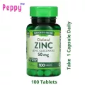 Nature's Truth Chelated Zinc 50 mg 100 Tablets ซิงค์ 50 มิลลิกรัม 100 เม็ด