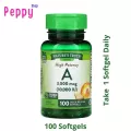 Nature's Truth High Potency Vitamin A 3,000 mcg100 Quick Release Softgels วิตามินเอ 100 ซอฟเจล