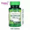 Nature's Truth High Potency Selenium 200 mcg 100 Tablets ซีลีเนียม 100 เม็ด