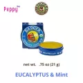 Badger Company Aromatic Chest Rub Eucalyptus & Mint 21 g บาล์มบรรเทาปวดเมื่อยกล้ามเนื้อและลดอาการคัดจมูก