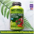 วิตามินและแร่ธาตุจากพืช สำหรับผู้ชาย Whole Food Multivitamin for Men 120 Vegetarian Capsules NATURELO®