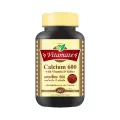 Vitamate Calcium600-D ผลิตภัณฑ์อาหารเสริมไวตาเมท แคลเซียม 600-ดี เสริมสร้างกระดูกและฟันใช้ป้องกันโรคกระดูกพรุน นำเข้าจากอเมริกา