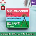 ผลิตภัณฑ์เสริมอาหาร คลอเรลล่า สุดยอดอาหารจากธรรมชาติ A 500 mg 120 Tablets Sun Chlorella®
