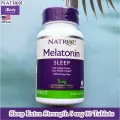 วิตามิน นอนหลับ Sleep Aids 5 mg Extra Strength 60 Tablets Natrol® หลับเร็ว หลับลึก หลับสบาย