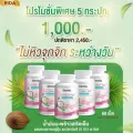 วิตามิน บำรุงกระดูก คุมน้ำหนัก เผาพลาญไขมัน 5 กระปุก ส่งฟรี Rida Coconut Oil ริด้า น้ำมันมะพร้าวสกัดเย็นผสมคอลลาเจนและวิตามิน กระปุก 60แคปซูล