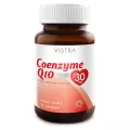 Vistra Coenzyme Q10  30 mg. 30 capsules วิสทร้า โคเอ็นไซม์ คิวเท็น 30 มก. 30 แคปซูล