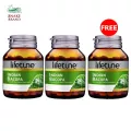 Lifetune ไลฟทูน อินเดียน บาโคปา 2 ขวด แถมฟรี 1 ขวด บรรจุ 60 เม็ด/ขวด สารสกัดจากพรมมิ บำรุงสมองและการจดจำ