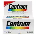 Centrum 100 tablets เซนทรัม 100 เม็ด วิตามินรวม