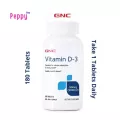 GNC Vitamin D-3 2,000 IU 180 Tablets วิตามินดี 3 180 เม็ด