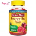 Nature Made Energy B-12 Adult Gummies Cherry & Wild Berries 80 Gummies วิตามินบี 12 สำหรับผู้ใหญ่ 80 กัมมี่