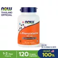 Now Foods, L-Phenylalanine, 500 mg 120 Veg Capsules, "ลดความอยากอาหาร ลดหิว อิ่มนาน "