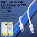 CAZA charging cable charging device model T08PRO supports PD fast charging systems for Type-C to iPhone, fast charging cable, 1 meter long, mobile charging cable