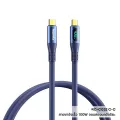 100W telephone cable model RC-C032 Type-C to Type-C charging cable 1.2 meters long.
