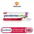 PARODONTAX HERBAL FRESH 150G พาโรดอนแทกซ์ เฮอร์บัล เฟรช 150 กรัม รสชาติสมุนไพร ขิง มินท์ และบี บาล์ม ขจัดคราบพลัค ช่วยลดและป้องกันเลือดออกขณะแปรงฟัน