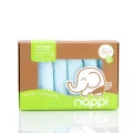 NAPPI BABY ผ้าเช็ดหน้าสาลูใยไผ่ ออแกนิค คอตตอน - ฟ้า